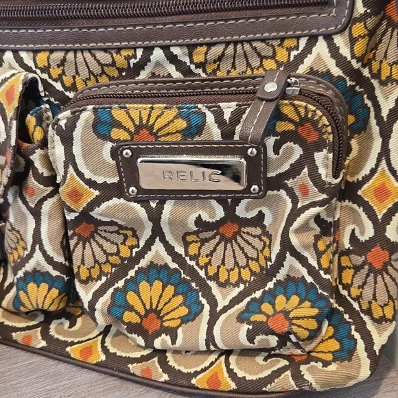 Relic Multi-Color Boho Patterned Crossbody Bag - Picture 3 of 6